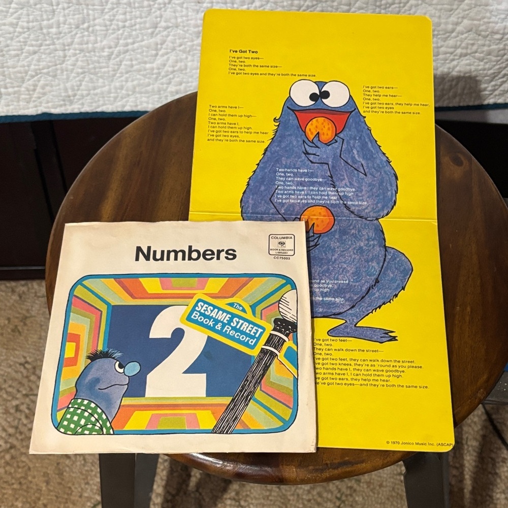 Sesame Street Numbers Book & Record - Multicolor - Picture 2 of 3